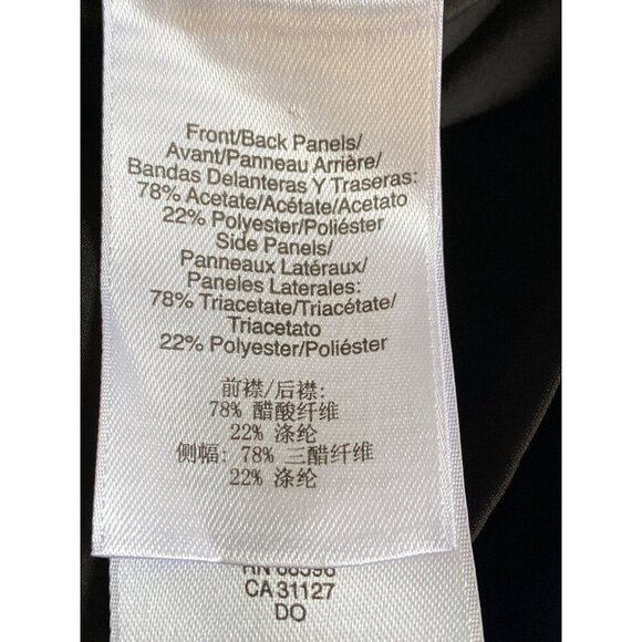 DKNY Colorblock Optical Illusion Shift Dress, Black and Blue Women's Size 10 - Picture 9 of 10